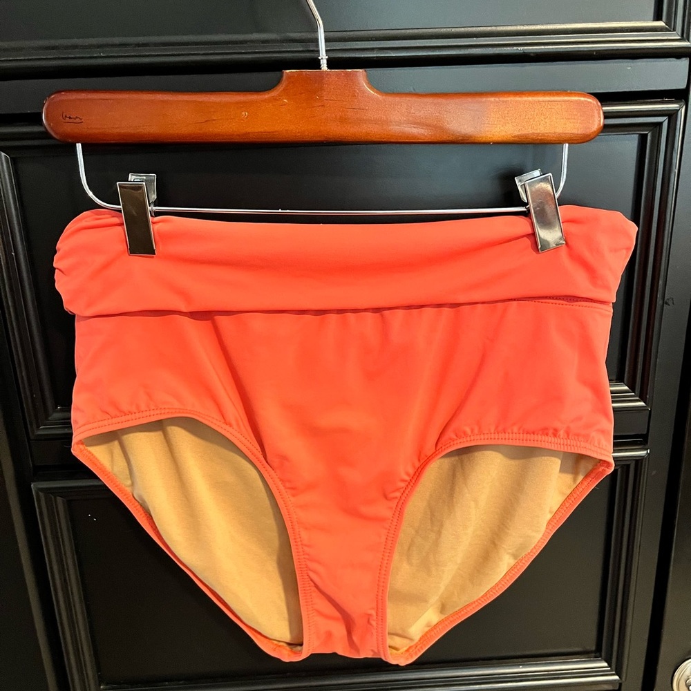DownEast Orange Swim Bottom Size L